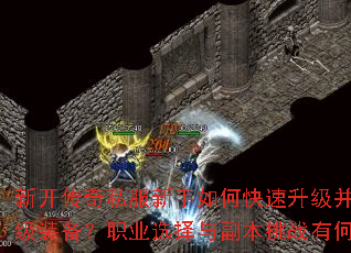 新开传奇私服新手如何快速升级并获取顶级装备?职业选择与副本挑战有何技巧? 新开传奇私服新手如何快速升级并获取顶级装备?职业选择与副本挑战有何技巧?