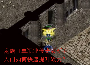 龙族II单职业传奇版新手入门如何快速提升战力? 龙族II单职业传奇版新手入门如何快速提升战力?